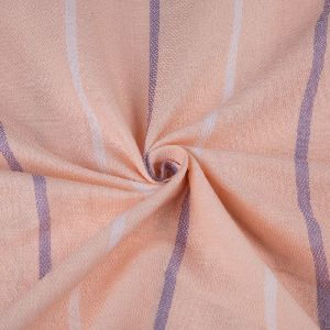 Stripe jacquard Mercerised cotton fabric