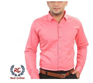 REAL COTTON TWILL SATIN SHIRT FOR MEN'S