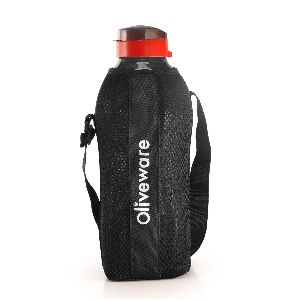 Oliveware Jumbo Water Bottle with Washable Carry Sleeve