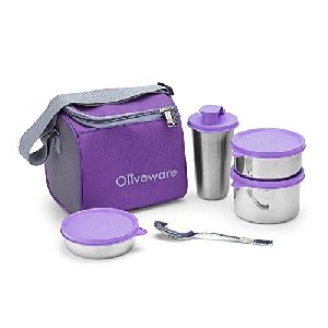 SOPL-OLIVEWARE Milano Lunch Box with Insulated Fabric Bag