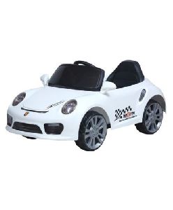 White Battery Operated Ride On Car