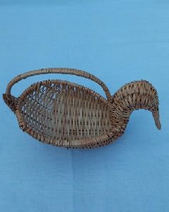 Bamboo Duck Shaped Basket