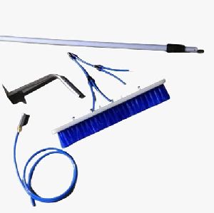 Solar Panel Cleaning Brush Set with 3 Mtr Telescopic Pole