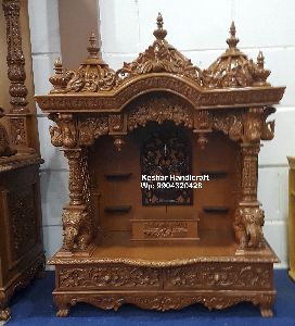 Pooja Mandir For Home, Wooden Temple For Home