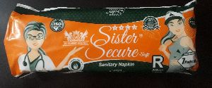 Sister Secure Sanitary Napkin 240 MM Straight 7 NOS