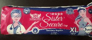 Sister Secure Sanitary Napkin 280 MM Straight 7 NOS