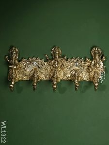 Brass Ganesha Key Holder
