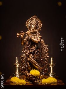 Brass Murali Krishna Antique