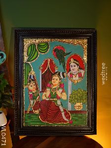 Tanjore Painting Andal