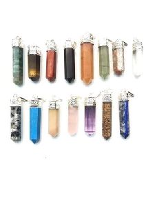 Stone Pencil Pendants