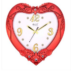 Valex Quartz Plastic 2539 Sweep Wall Clock, Display Type : Analog