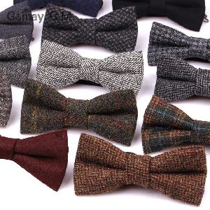 Polyester Wool Bow Tie