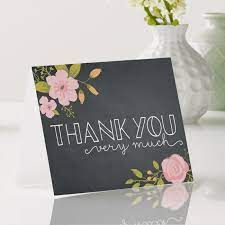Thank You Greetings Cards