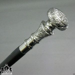 Silver Victorian Walking Stick