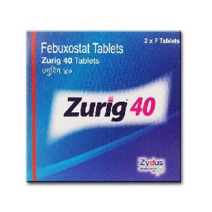 Zurig 40 mg (Febuxostat) Tablet
