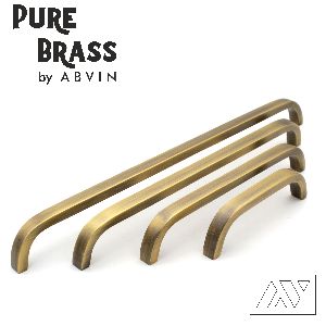 Premium Thin Solid Brass Bar Handles, Modern Gold Cabinet Hardware, Furniture Pulls for Doors, Cabin