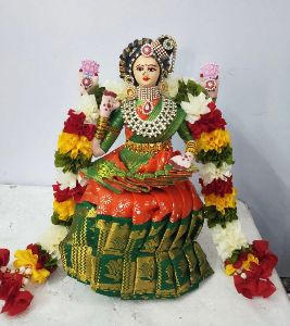 SKP 0080 Goddess Mahalakshmi Lotus Doll