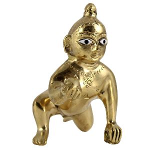 Brass Laddu Gopal Ji Statue