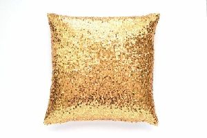 Golden Sequin Sublimation Cushion