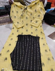 Printed Kurti Pant Set