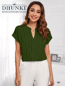 Plain Georgette Women Formal Tops, Size : XL