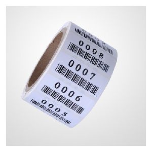 Printed Barcode Label