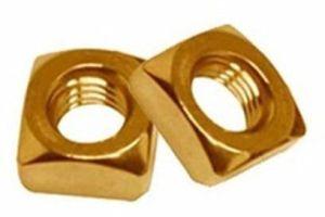 Brass Square Nuts