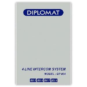 DIPLOMAT EPABX Intercom System 104 for 4 line Intercommunication