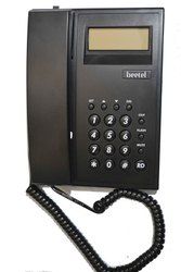 Plastic Beetel C51 Corded Landline Phone (Black