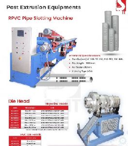 pvc pipe slotting machine