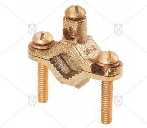 10 to 2 Brass Compatible Grounding Pipe Clamp