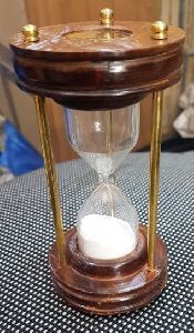 AGSST-04 Brass and Wooden Sand Timer