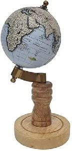 AGSWGL-4 Brass Antique World Globe