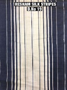 Resham Silk Stripes Fabric