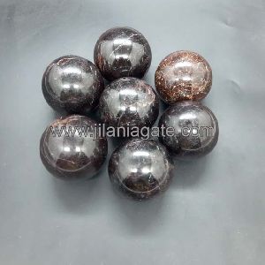Garnet Stone Sphere Gemstone Sphere Polished Crystal Ball