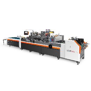 LC-740/1060 automatic corner-cutting and line-pressing window patching machine for paper box