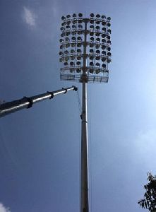 Powder Coated Stadium Light Poles