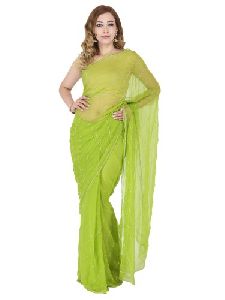 Chiffon Plain Saree