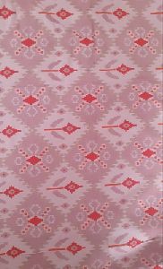 Pink 44inch Cotton Printed Fabric