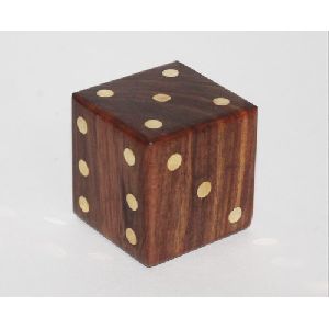 Paper Weight Wooden Dice