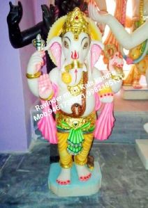 Marble Standing Ganesh Statue