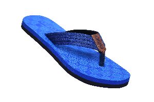 Blue Mens flip flop slippers