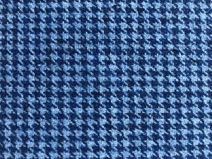 Houndstooth Woolen Tweed Fabric