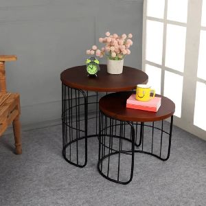 Marta Engineering Wood Nesting Coffee Table For Home