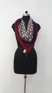 Woolen scarf for women navy blue