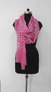 Woolen scarf for women with polka dots