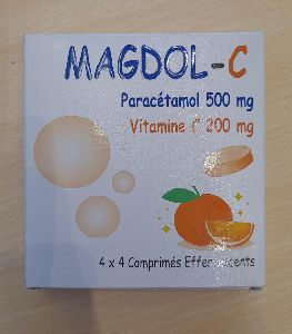 Paracetamol 500mg and Vitamin C 200mg Effervescent Tablet