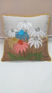 Flower cushion cover