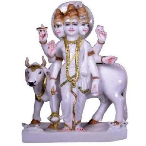 Marble Navnath Statue