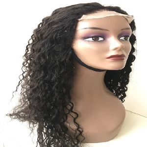 5x5 Natural Curly Closure Human Hair Wig